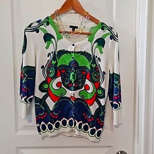 Talbots Kaleidoscope Cardigan